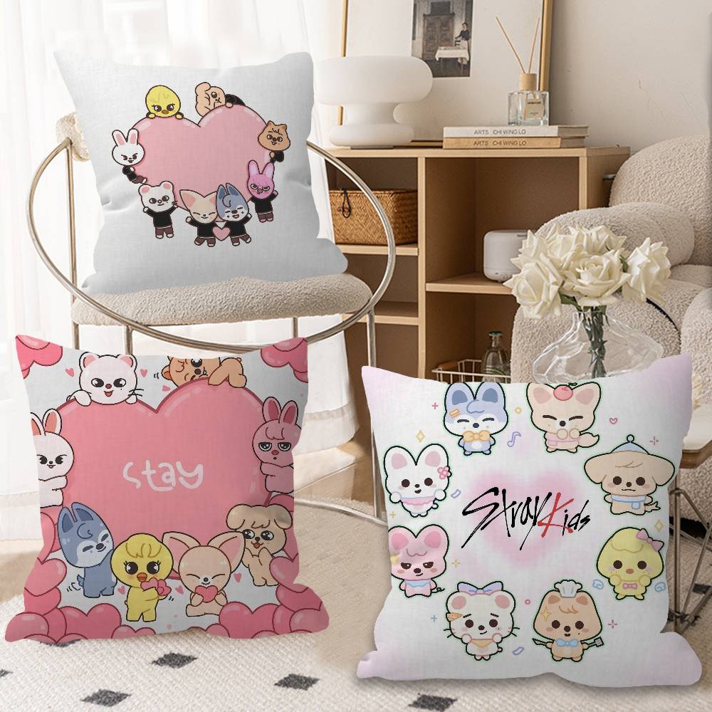 Home Textiles Group - Kpop Group S-Stray K-Kids Office Cushion