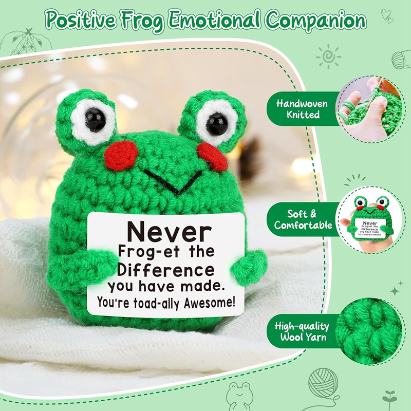 Funny Crochet Frog Figurines E - огляд і ціна Home Textiles Today
