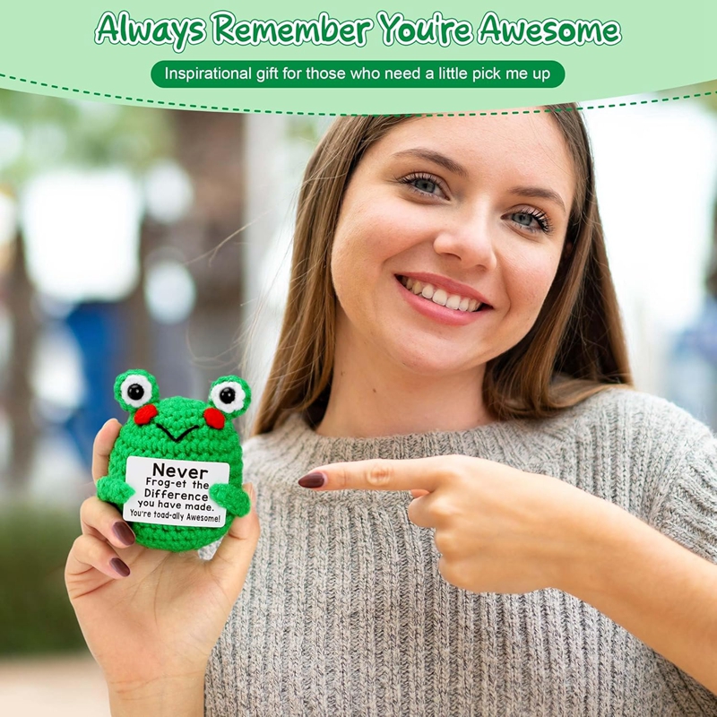 Funny Crochet Frog Figurines E - огляд і ціна Home Textiles Today