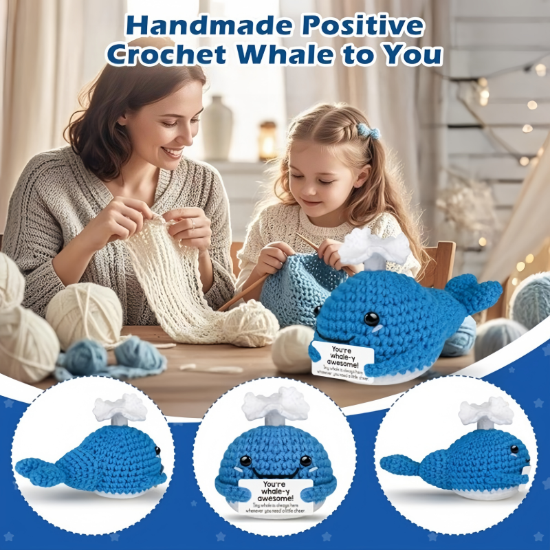 Funny Crochet Whale Dolls with - огляд і ціна Home Textiles Today