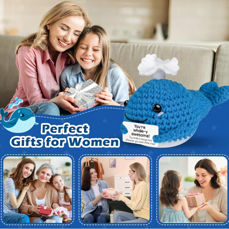 Funny Crochet Whale Dolls with - огляд і ціна Home Textiles Today
