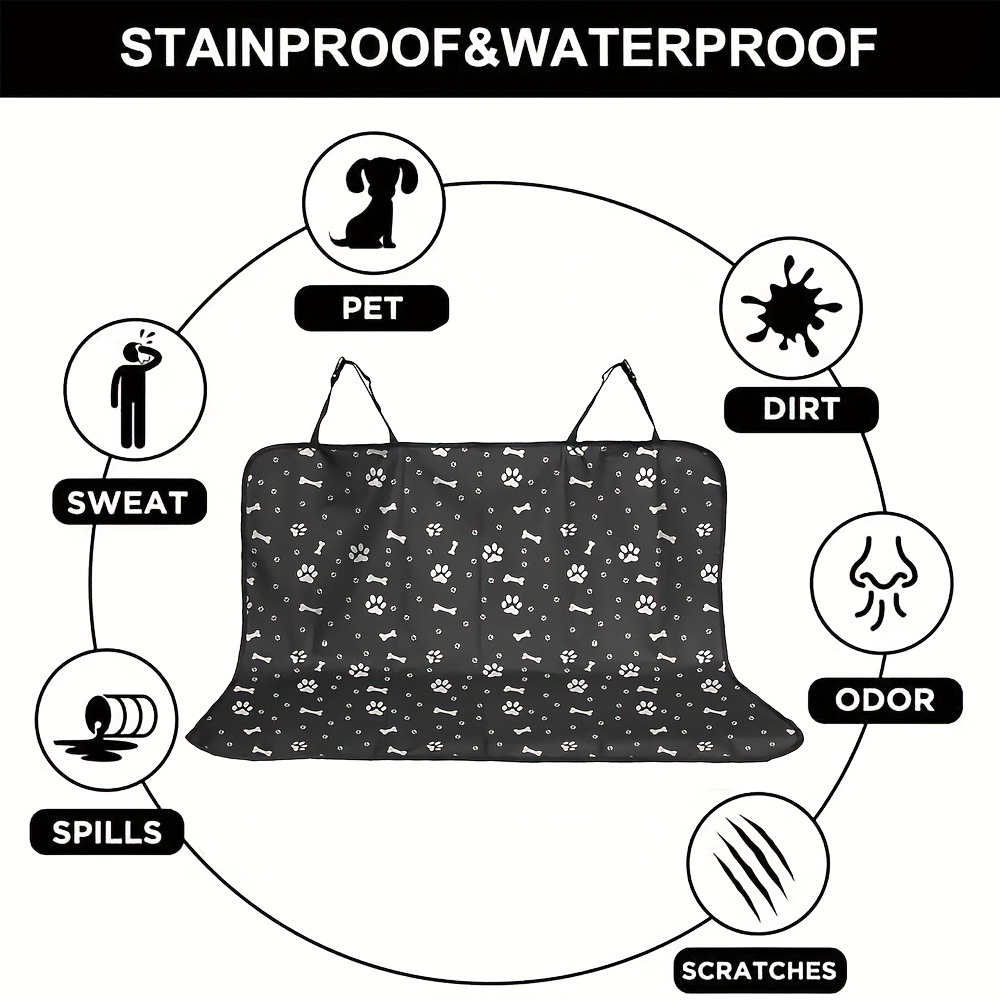1pc Black Waterproof Pet Car S - огляд і ціна Mattress Protector Waterproof