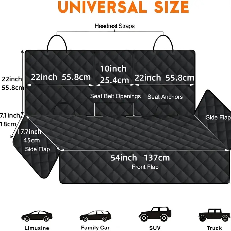 Dog Car Rear Seat Protective C - огляд і ціна Mattress Protector Waterproof
