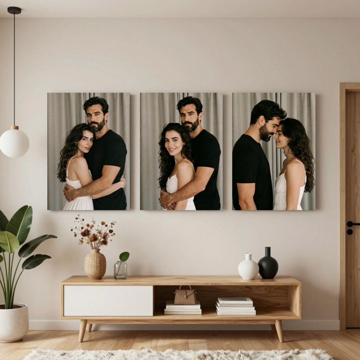 Set of 3 Custom Photo Decor Pi - огляд і ціна Home Textiles Today