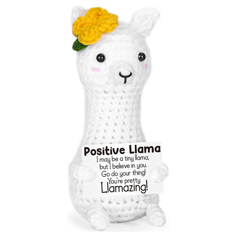 Funny Handmade Crochet Llama P - огляд і ціна Home Textiles Today
