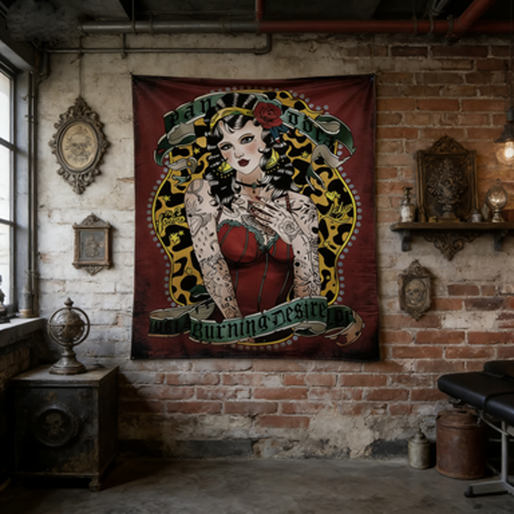 Old School Font Tapestry Regga - огляд і ціна Home Textiles Industry