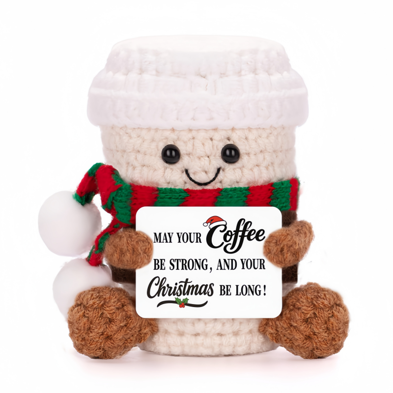 Handmade Crochet Coffee Doll w - огляд і ціна Home Textiles Today