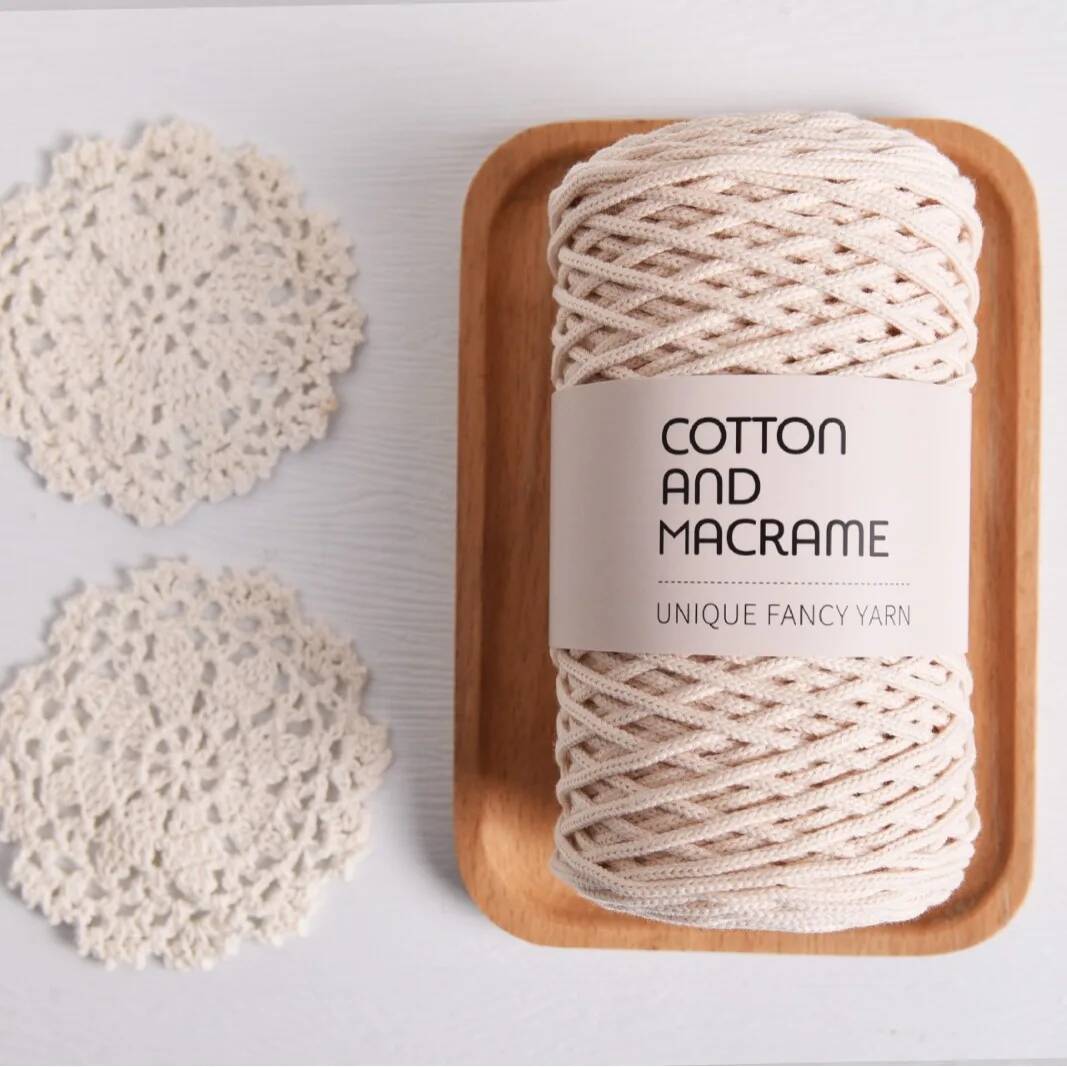 200g Pure Cotton Yarn,110m 3mm - огляд і ціна Home Textiles Consultant