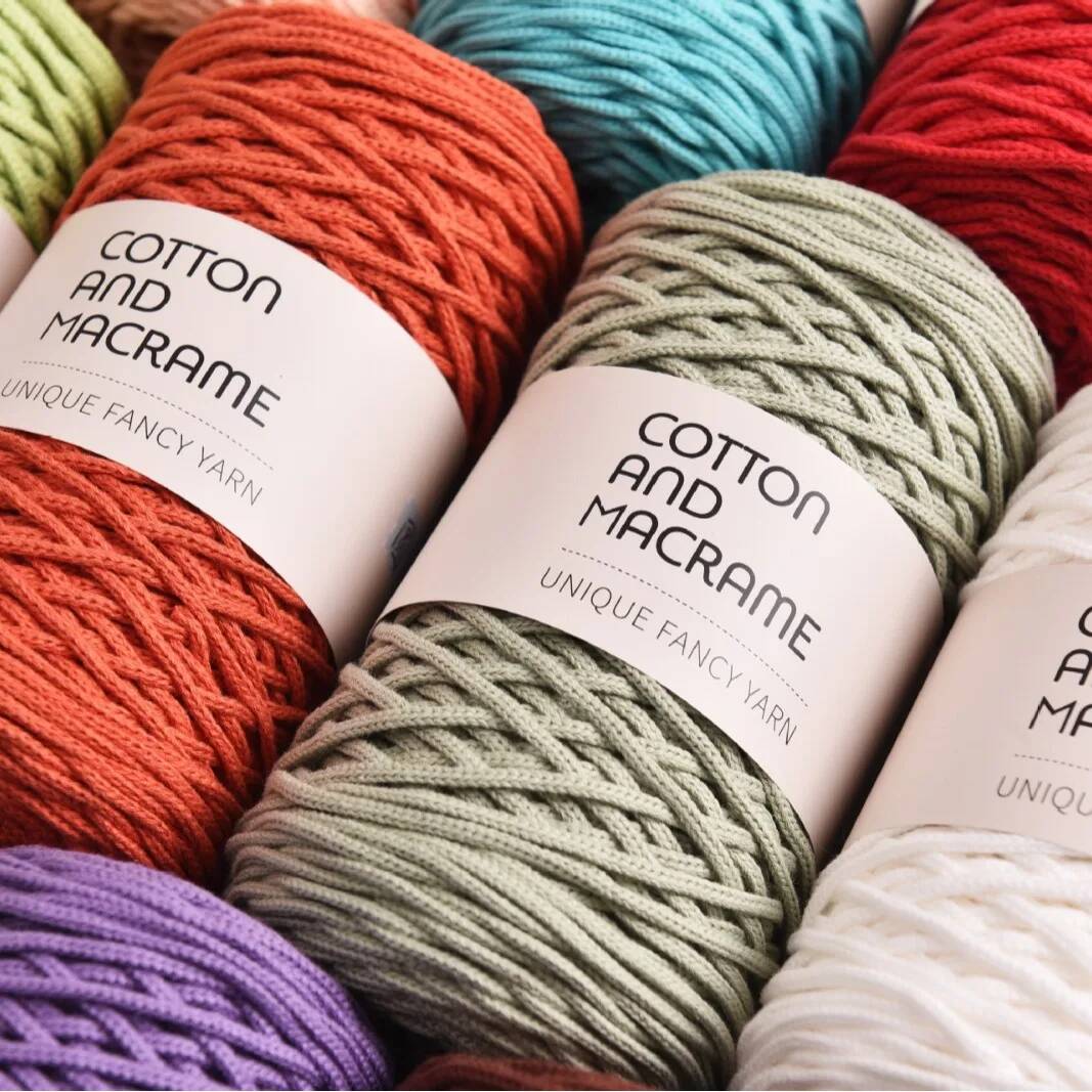 200g Pure Cotton Yarn,110m 3mm - огляд і ціна Home Textiles Consultant