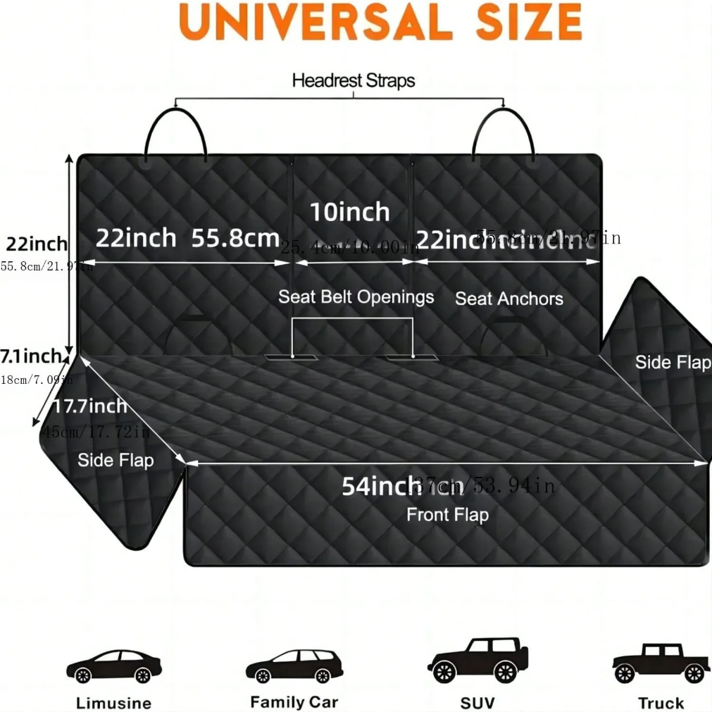 Dog Car Seat Cover Pet Travel  - огляд і ціна Mattress Protector Waterproof