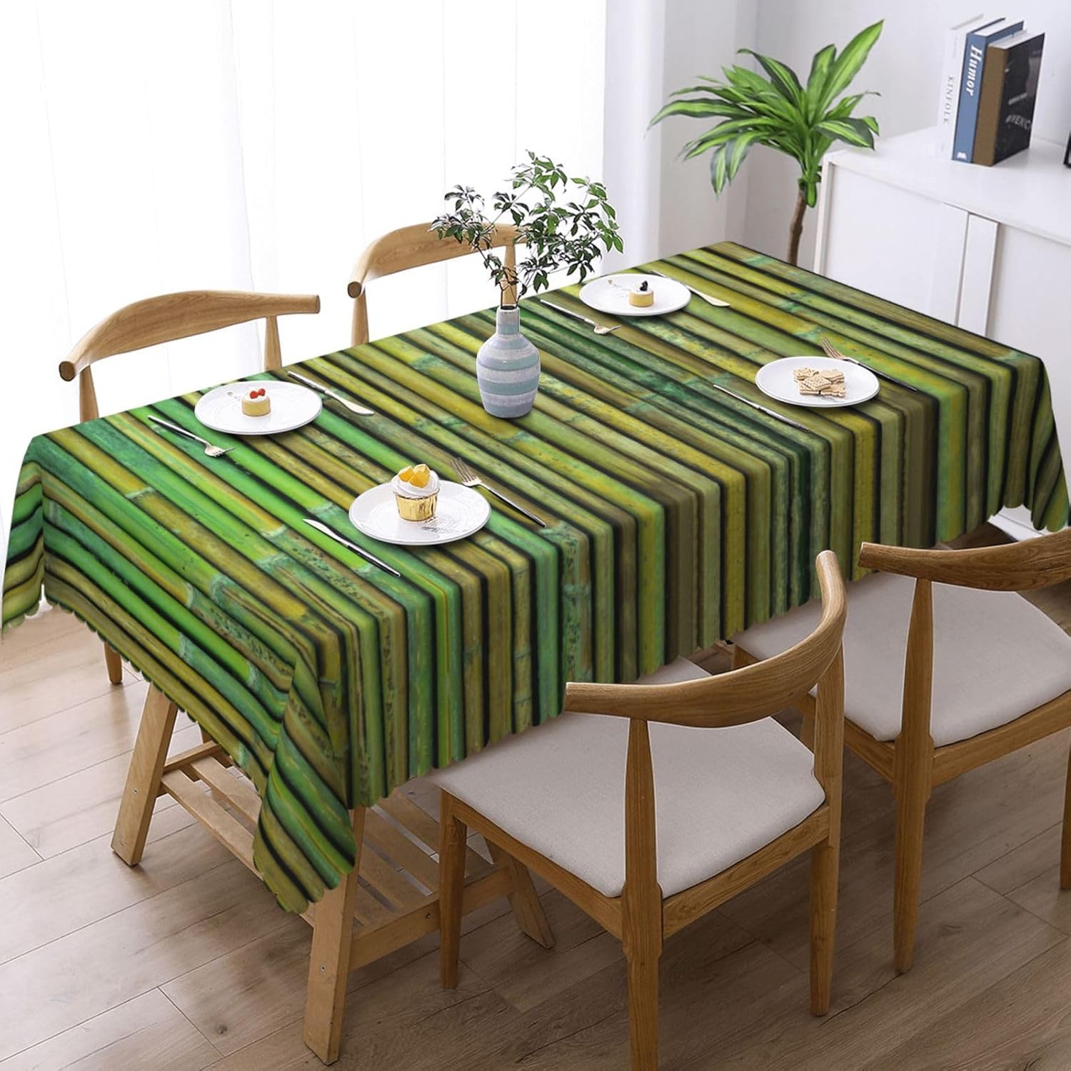 Zen Green Bamboo Texture Table - огляд і ціна Home Textiles Premium