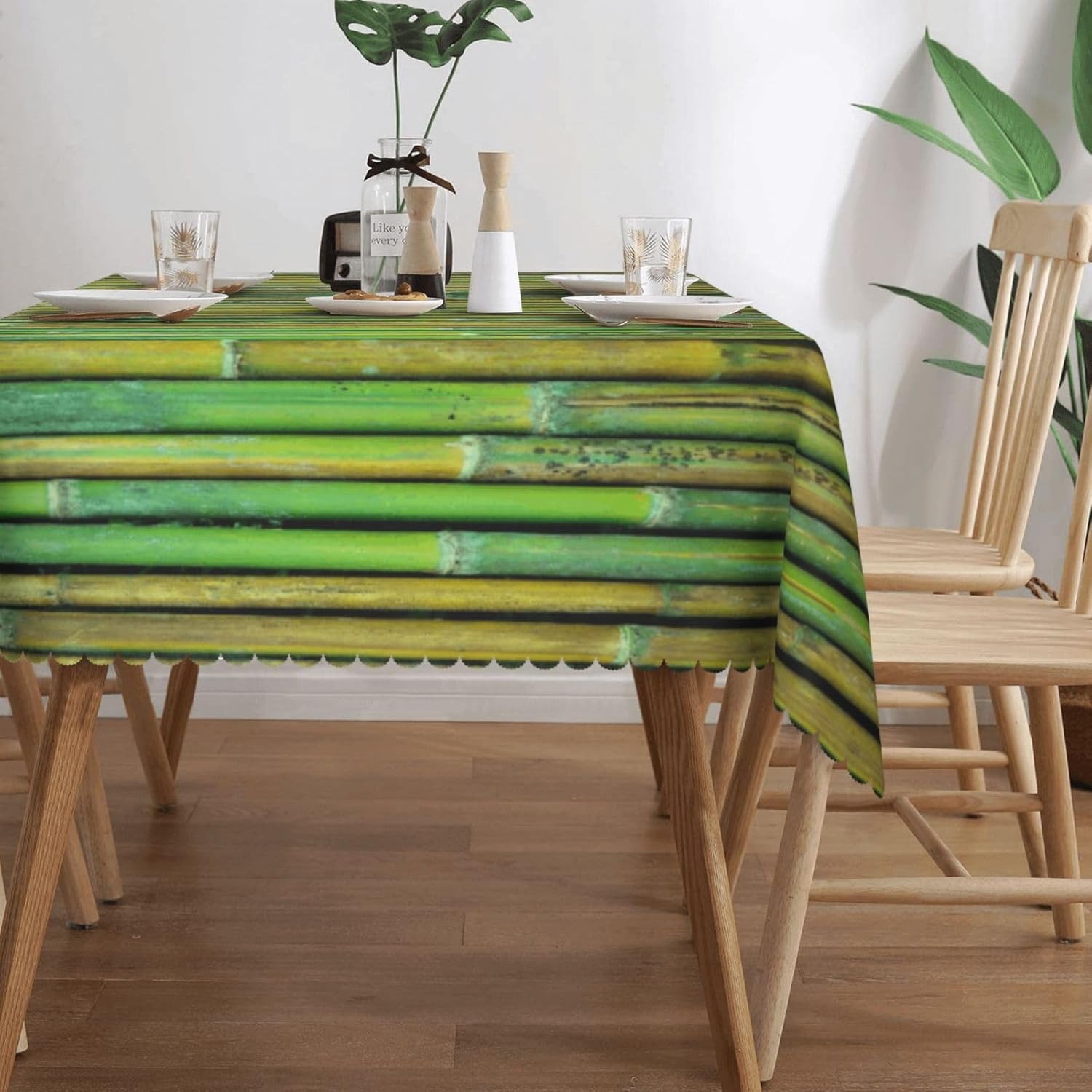 Zen Green Bamboo Texture Table - огляд і ціна Home Textiles Premium