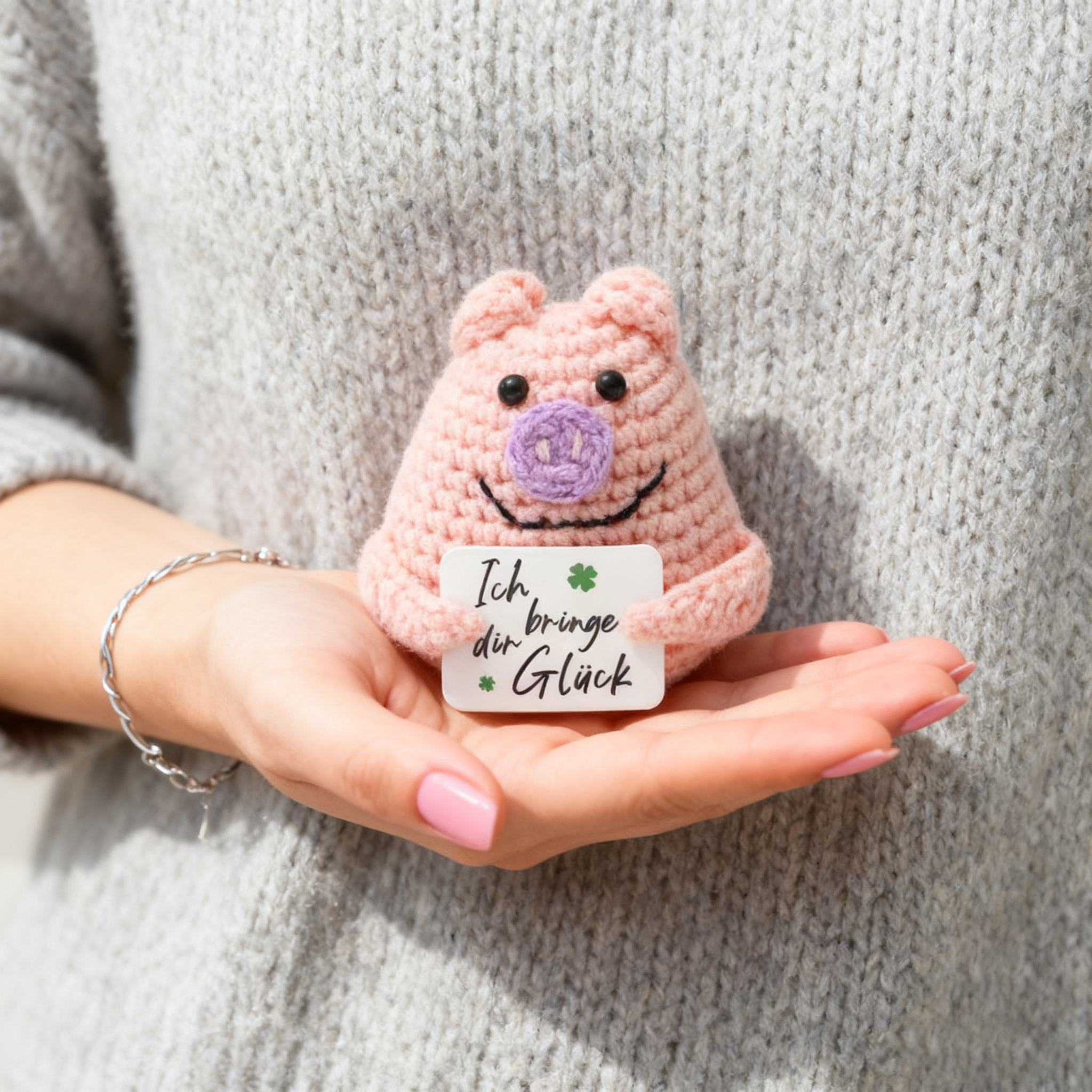 Crochet Emotional Support Pig  - огляд і ціна Home Textiles Today