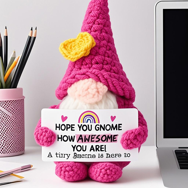 Positive Energy Crochet Gnome  - огляд і ціна Home Textiles Today