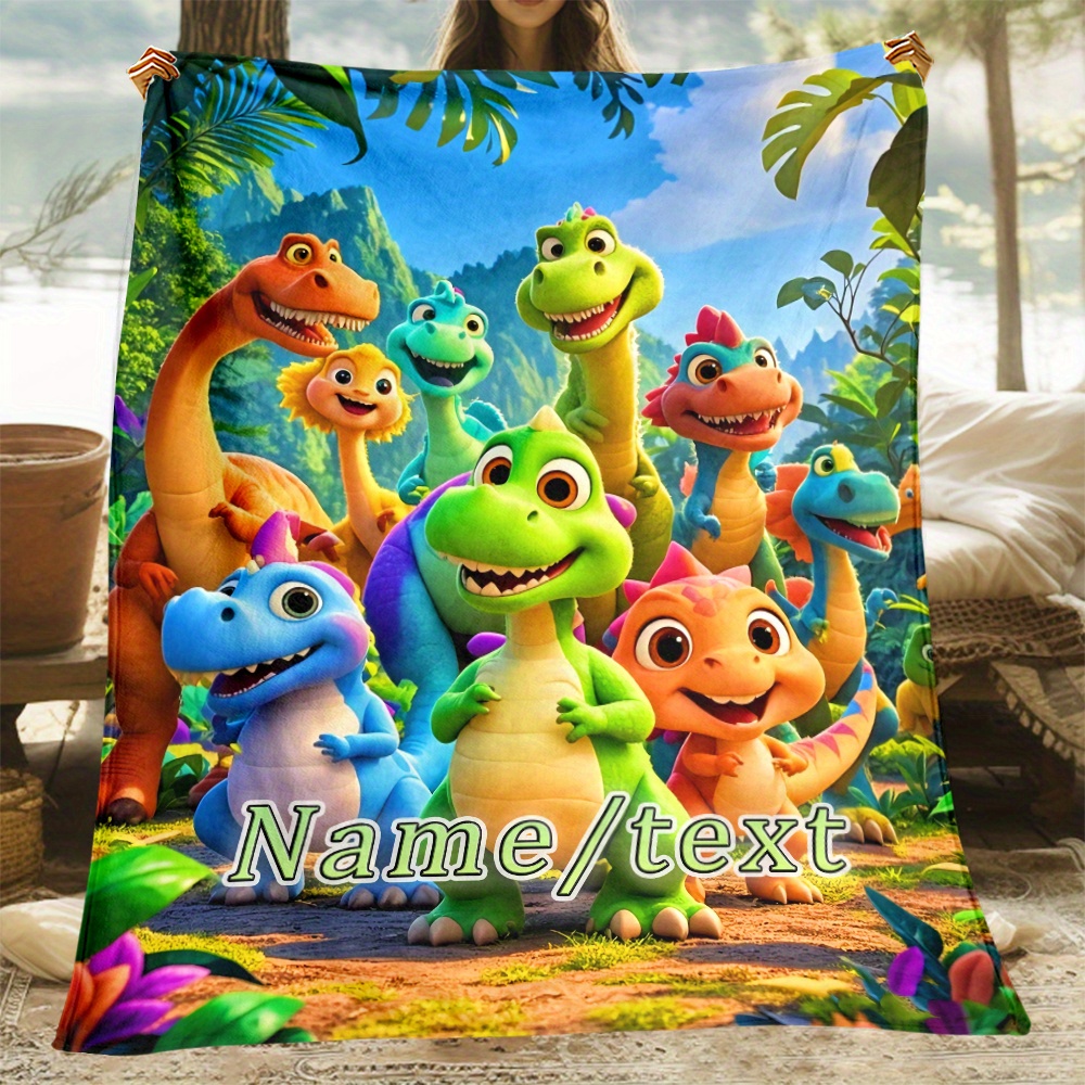 Personalized Dinosaur Blanket  - огляд і ціна Home Textiles Group