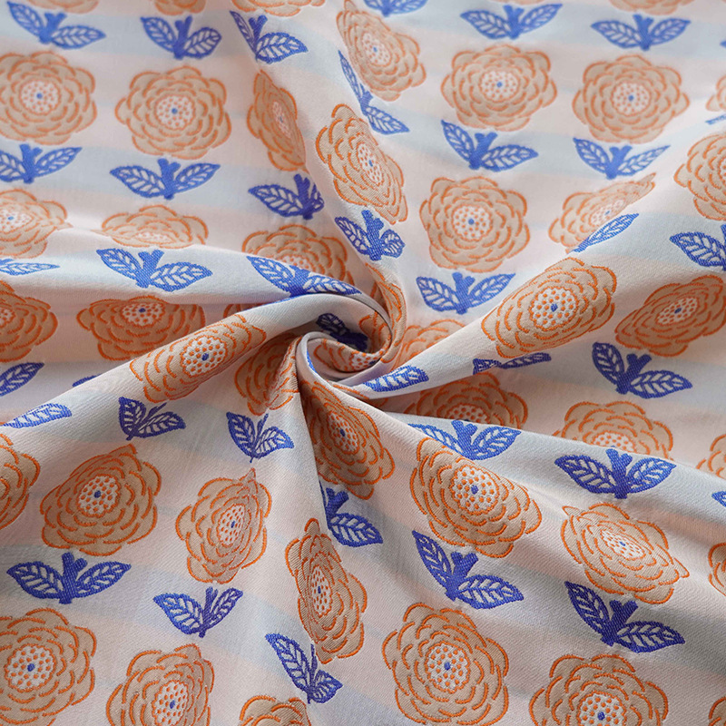 Orange Rose Yarn Dyed Fabric S - огляд і ціна Home Textiles Premium