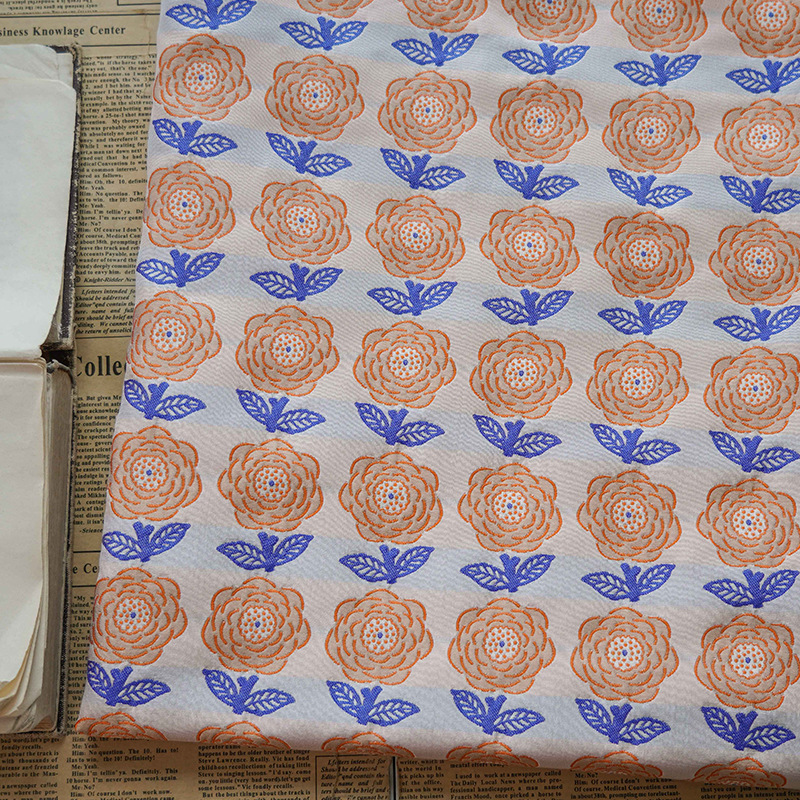 Orange Rose Yarn Dyed Fabric S - огляд і ціна Home Textiles Premium