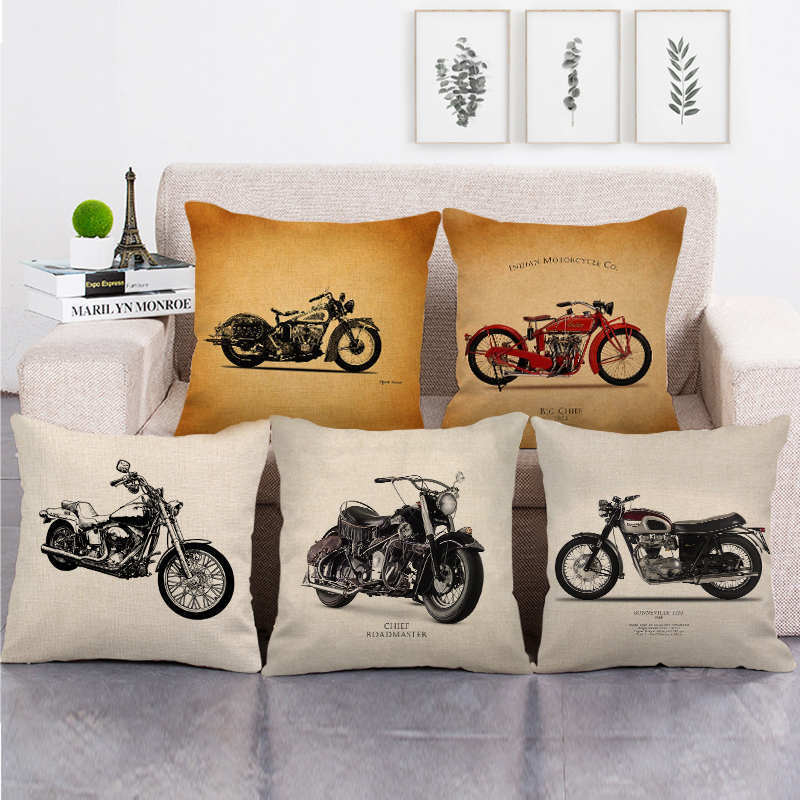 Retro industrial-style motorcy - огляд і ціна Home Textiles Industry
